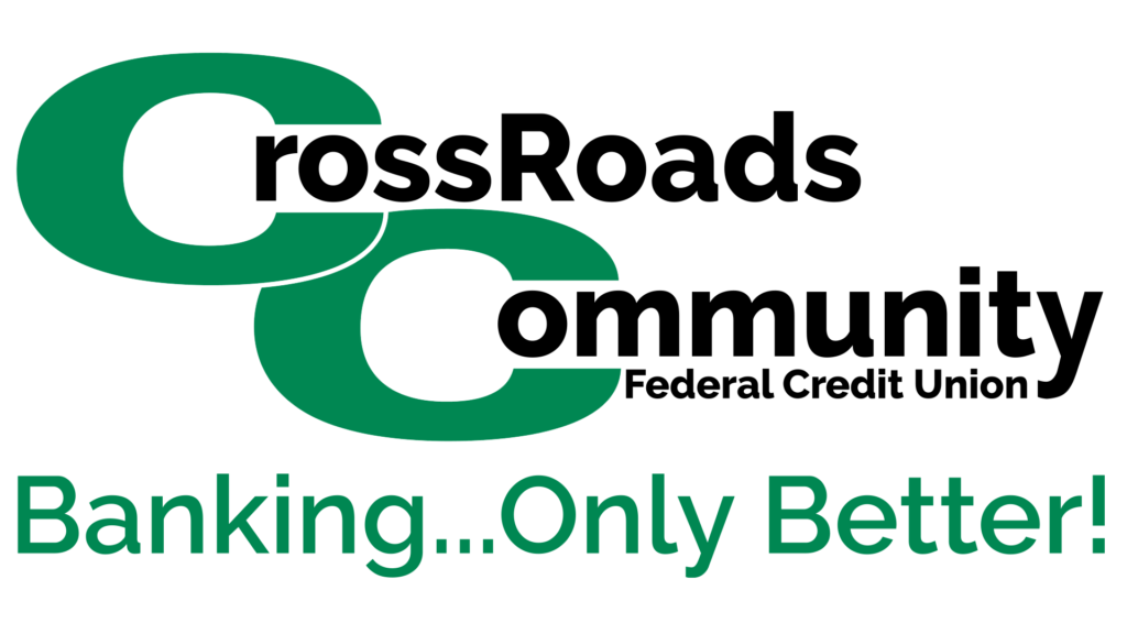 CrossRoads Community fcu logo Banking Only Better